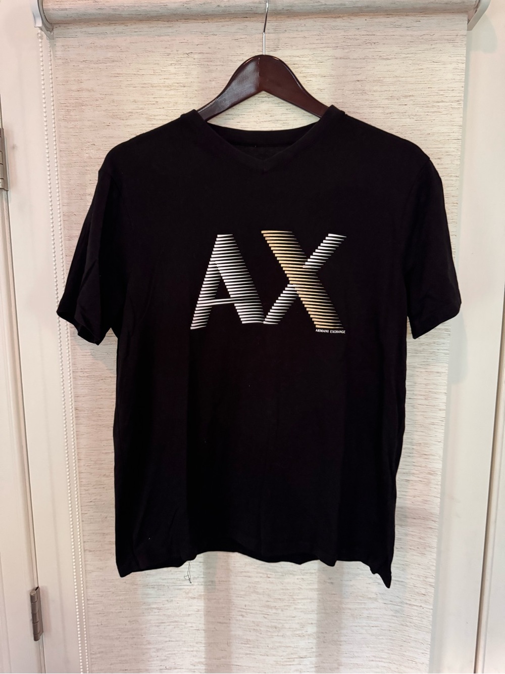 Armani Exchange AX Logo Graphic V-Neck T-Shirt